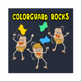 Colorguard Rocks Light Posters and Art